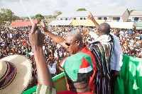 President Mahama addresses NDC rally at Talensi