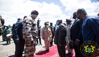 President Akufo-Addo meets one of the coup leaders from West Africa