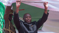 Burundi President Evariste Ndayishimiye during his swearing-in ceremony in Gitega  (File/AFP)