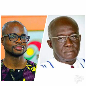 Broadcast Journalist - Kwakye Afreh-Nuamah[L] and Sanitation Minister - Kofi Adda[R]