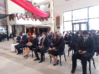 A cross-section of members of the diplomatic corps