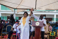 President Akufo-Addo and Dome-Kwabenya NPP Parliamentary Candidate Adwoa Safo