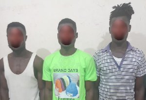 The three suspects | Photo courtesy by Police