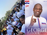 Supporters of George Tuffour picked nomination forms for him