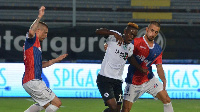 Emmanuel Gyasi in action for his club