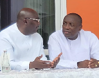 Dr. Mahamudu Bawumia, Vice President and Kwabena Agyei Agyepong