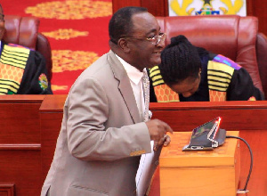 Agriculture Minister, Dr Afriyie Akoto responding to questions in Parliament