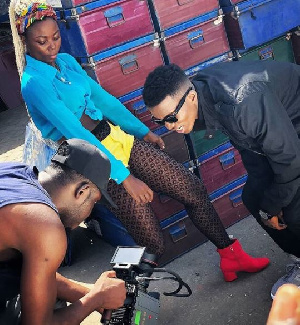 Kofi Kinaata in a scene in his video