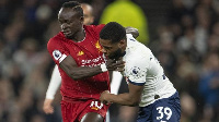 Tottenham Hotspur's Japhet Tanganga (right) had an ongoing battle Liverpool's Sadio Mane on his Prem