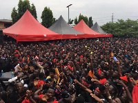 Thousands gathered at St. Martin De Porres School, Dansoma for Ebony's one week commemoration