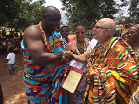 Togbe Dorglo Anumah VI with Brian Mosko