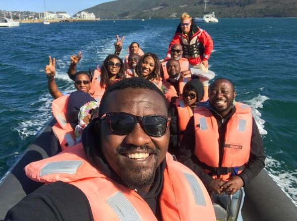 John Dumelo in South Africa