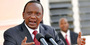 Uhuru Kenyatta, the incumbent president