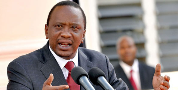 Uhuru Kenyatta, the incumbent president