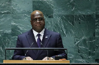 Congolese President Felix-Antoine Tshisekedi Tshilombo