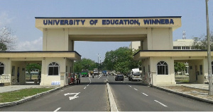 File photo; Entrance of the University of Education, Winneba