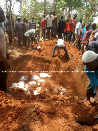 Those burnt beyond recognition in the accident were given mass burial over the weekend