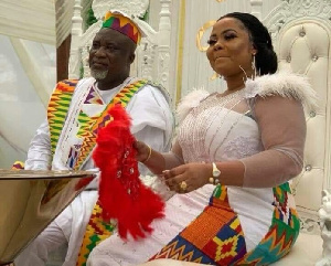 Empress Gifty Adorye and new husband