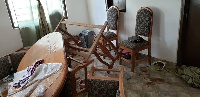 The students destroyed several properties in the school