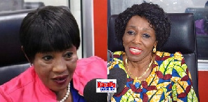 Women's Organiser for the NDC, Anita De Soso and Former First Lady, Nana Konadu Agyeman Rawlings