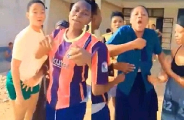 Screenshot from the viral video