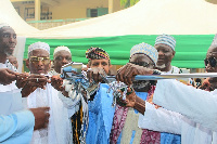 The commissioning of the 9-unit classroom block for Saquafiyya School in Obuasi