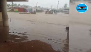 Some parts of the capital got flooded