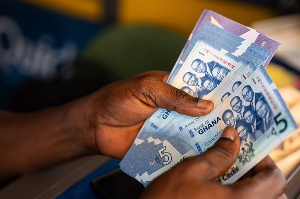 File photo of Ghana cedis notes