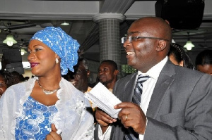 Samira Bawumia and her husband