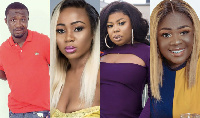 From L-R: Archipalago, Akuapem Poloo, Afia Schwarzenegger and Tracey Boakye