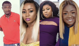 From L-R: Archipalago, Akuapem Poloo, Afia Schwarzenegger and Tracey Boakye