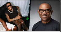 Nigerian Singer, Wizkid (left) and Peter Obi (right)