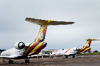 CRJ900 bombardier jets for Uganda Airlines at the Entebbe International Airport, MORGAN MBABAZI | NM