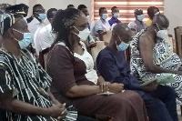 Participants at a public lecture held by the Commission in Sunyani