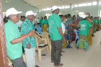 Library Photo: pensioners in a meeting