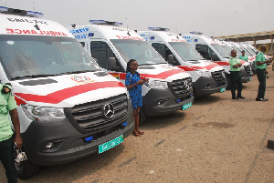 307 ambulances were deployed to the constituencies