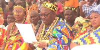 Justice Honyenuga  doubles as the Paramount Chief of the Nyagbo Traditional Area