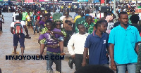 This file photo shows when Accra flooded on June 3