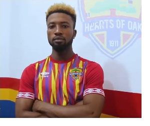 Hearts of Oak new striker Bernard Arthur