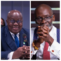 Nana Addo Dankwa Akufo-Addo and Gabby Otchere-Darko