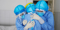 Health professionals in PPE