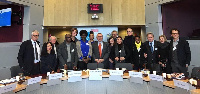 Roberta Annan and some members of the Commission