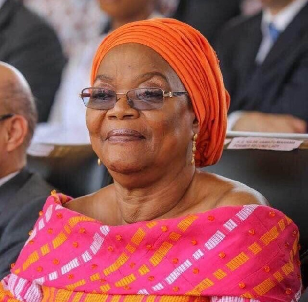 The former Second Lady, Rahmatu Mahama, died at the Korle Bu Teaching Hospital