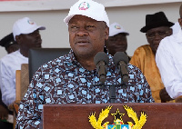 President John Dramani Mahama addressing workers on May Day