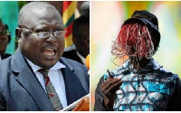 Anas Aremeyaw Anas  and Martin Amidu in an enhanced photo