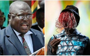 Anas Aremeyaw Anas  and Martin Amidu in an enhanced photo