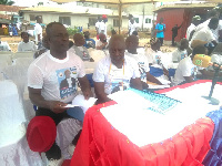 Aspiring MP, Ishmael Kofi Turkson during the launch