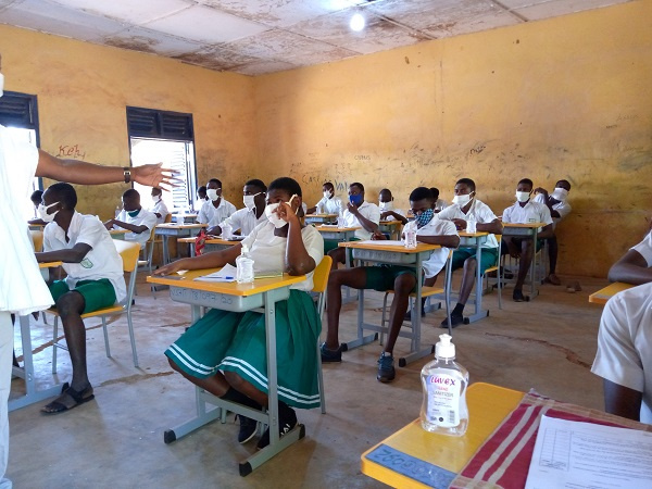 A file photo of Senior High School students in the classroom