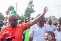 John Mahama has been actively partaking in the NDC unity walks