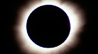 The total eclipse lasted a duration of 247 seconds (4 minutes 7 seconds)